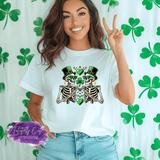 Lucky Skeletons Shirt, Sweatshirt & Hoodie – St. Patrick’s Day Gothic Aesthetic Tee - Tututally Cute Custom Creations