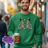 Lucky Skeletons Shirt, Sweatshirt & Hoodie – St. Patrick’s Day Gothic Aesthetic Tee - Tututally Cute Custom Creations