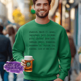 St. Patrick’s Day Word Collage Shirt, Sweatshirt & Hoodie – Minimalist Irish Tee - Tututally Cute Custom Creations