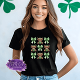 Highland Cow & Bows Shirt, Sweatshirt & Hoodie – Cute St. Patrick’s Day Aesthetic - Tututally Cute Custom Creations