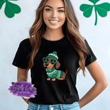 Lucky Dachshund Shirt, Sweatshirt & Hoodie – Cute St. Patrick’s Day Dog Tee - Tututally Cute Custom Creations
