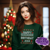 Happy Birthday Jesus Ugly X-Mas Sweater - Tututally Cute Custom Creations