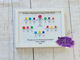 Teacher Button Frame - Tututally Cute Custom Creations