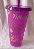 UV Printed Colour Changing Plastic Tumbler - Tututally Cute Custom Creations