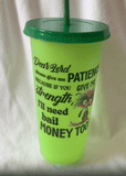 UV Printed Colour Changing Plastic Tumbler - Tututally Cute Custom Creations