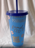 UV Printed Colour Changing Plastic Tumbler - Tututally Cute Custom Creations