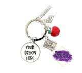 Teacher Keychain - Tututally Cute Custom Creations