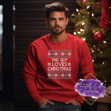 This Guy Loves Xmas Ugly X-Mas Sweater - Tututally Cute Custom Creations