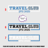 JPII Travel Club Apparel - Tututally Cute Custom Creations