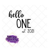 Hello Ages Birthday Shirt - Tututally Cute Custom Creations