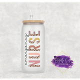 16oz Glass Can - Nurse Collection - Tututally Cute Custom Creations