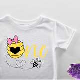 Bee First Birthday Shirt - Tututally Cute Custom Creations