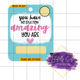 Just Because Theme Money Card - Tututally Cute Custom Creations