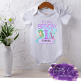 Mermaid Birthday Shirt - Tututally Cute Custom Creations