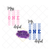 ONEderful First Birthday Shirt - Tututally Cute Custom Creations