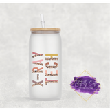 16oz Glass Can - Nurse Collection - Tututally Cute Custom Creations
