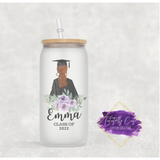 16oz Glass Can - Graduation - Tututally Cute Custom Creations