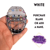 Hockey Helmet Ornament - Tututally Cute Custom Creations