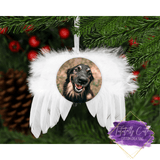 Angel Wing Christmas Ornament - Tututally Cute Custom Creations