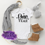 Milestones Baby Bodysuit - Tututally Cute Custom Creations