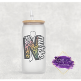 16oz Glass Can - Nurse Collection - Tututally Cute Custom Creations