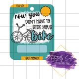 Just Because Theme Money Card - Tututally Cute Custom Creations
