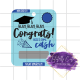 Graduation Theme Money Card - Tututally Cute Custom Creations