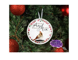 Cardinal Memorial Christmas Aluminum Ornament - Tututally Cute Custom Creations
