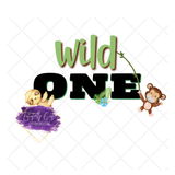 Wild One Safari First Birthday Shirt - Tututally Cute Custom Creations