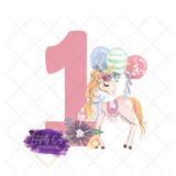 Unicorn First Birthday Shirt - Tututally Cute Custom Creations