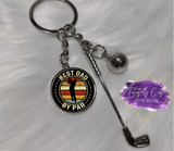 Golf Keychain - Tututally Cute Custom Creations