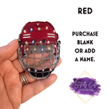 Hockey Helmet Ornament - Tututally Cute Custom Creations