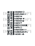 Men's Beard Measurement Shirt - Tututally Cute Custom Creations