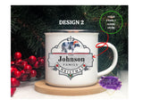Old Fashioned Enamel Christmas Mugs - Tututally Cute Custom Creations