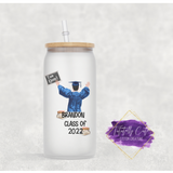 16oz Glass Can - Graduation - Tututally Cute Custom Creations