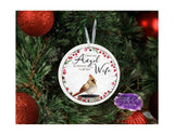 Cardinal Memorial Christmas Aluminum Ornament - Tututally Cute Custom Creations