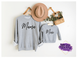 Mama & Mini Matching Sweatshirts - Tututally Cute Custom Creations