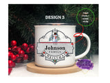 Old Fashioned Enamel Christmas Mugs - Tututally Cute Custom Creations