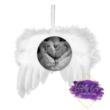 Angel Wing Christmas Ornament - Tututally Cute Custom Creations