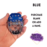 Hockey Helmet Ornament - Tututally Cute Custom Creations