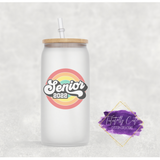 16oz Glass Can - Graduation - Tututally Cute Custom Creations