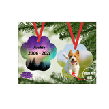 Paw Print Aluminum Ornament - Tututally Cute Custom Creations