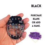 Hockey Helmet Ornament - Tututally Cute Custom Creations
