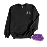 Happy Face Crewneck or Hoodie - Tututally Cute Custom Creations