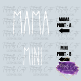 Pick Your Print - Parent/Child Sets - Adult & Child Print Sizes - Tututally Cute Custom Creations