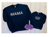 Mama - Little Man Matching Sweatshirts - Tututally Cute Custom Creations