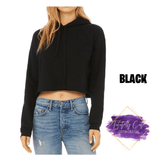 Happy Face Crop Top Hoodie - Tututally Cute Custom Creations