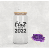 16oz Glass Can - Graduation - Tututally Cute Custom Creations
