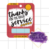 Miscellaneous Theme Money Card - Tututally Cute Custom Creations