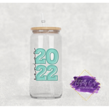 16oz Glass Can - Graduation - Tututally Cute Custom Creations